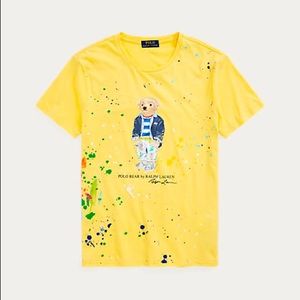 Paint splash polo T